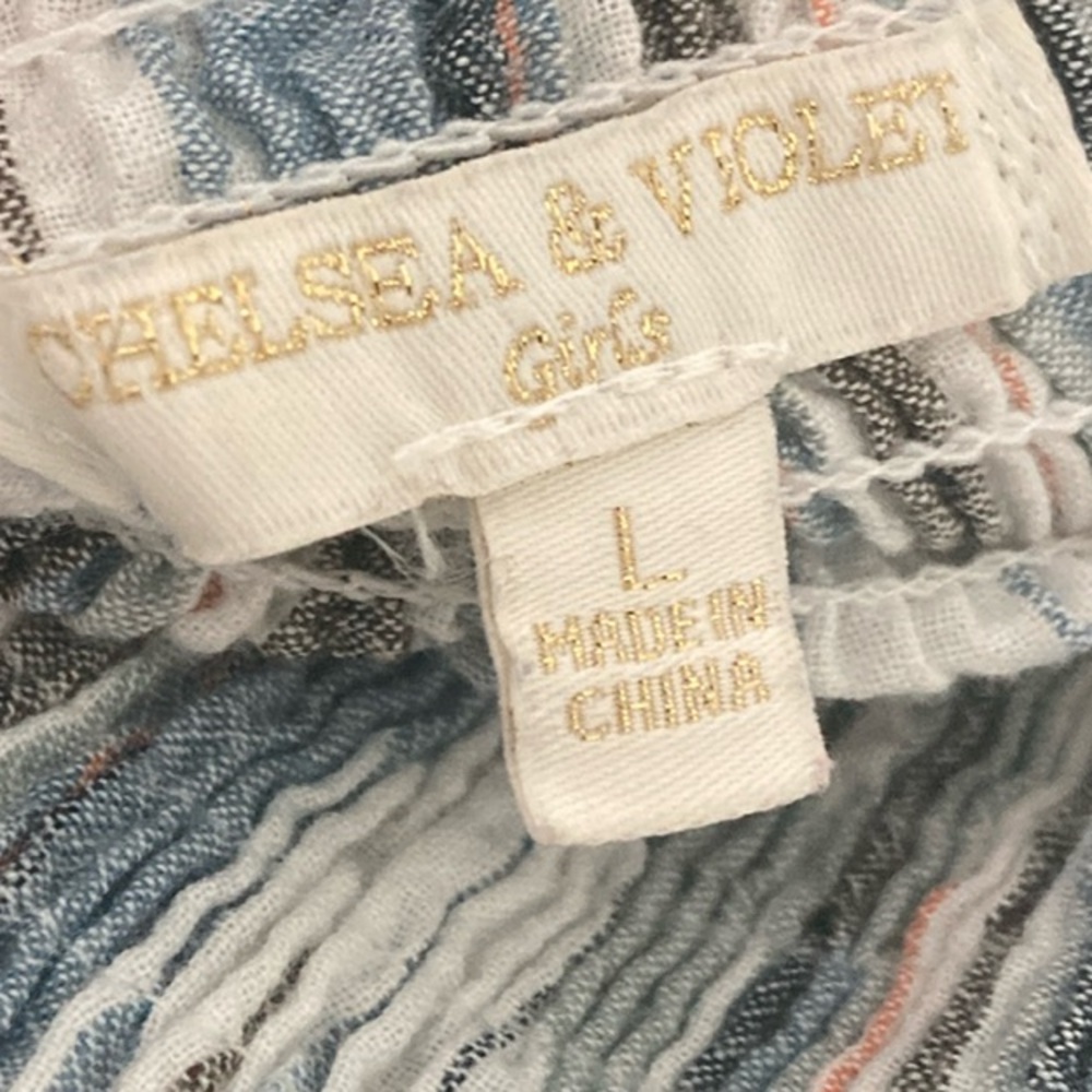 Chelsea & Violet Striped Button-Down Sundress